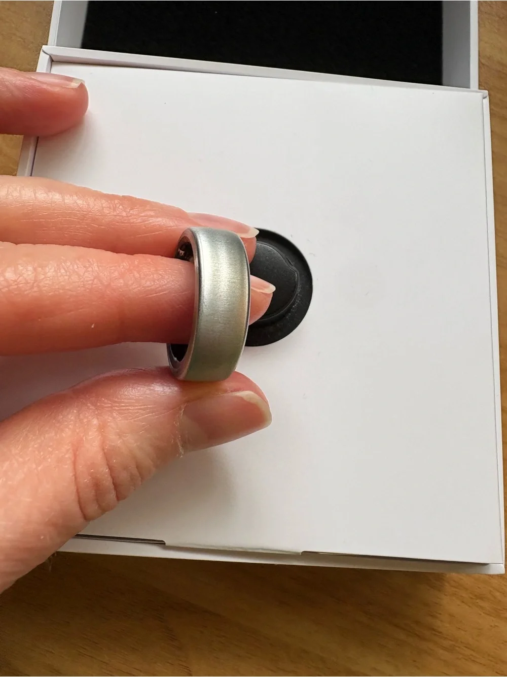 Oura Horizon Smart Ring - Brushed Titanium Finish